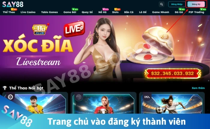 đăng ký say88